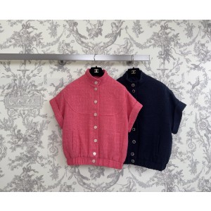 Chanel 샤넬 프렌치 트위드 반팔 가디건 의류