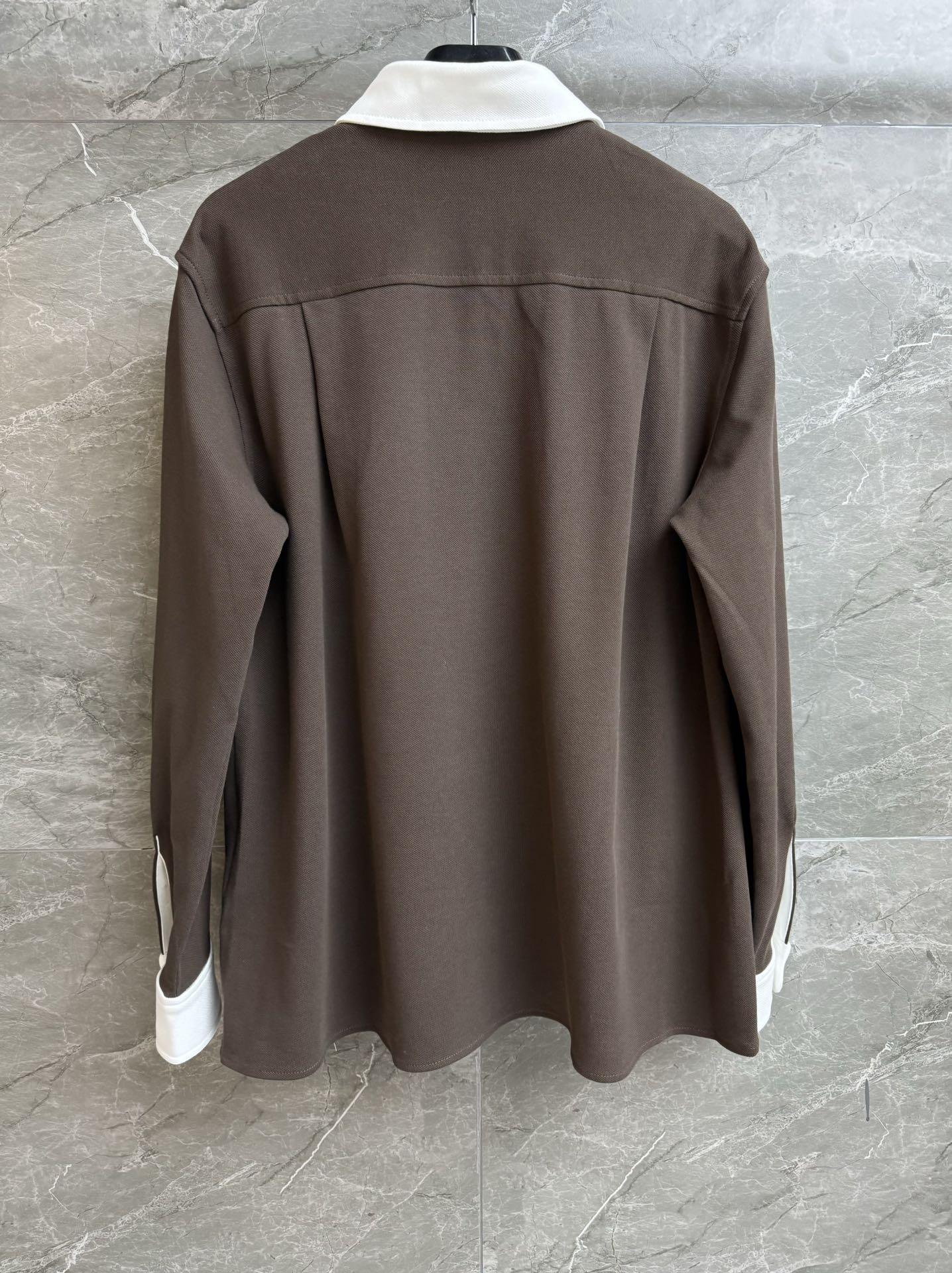 Celine 셀린느 배색 자수 폴로 카라 긴팔 티셔츠 의류