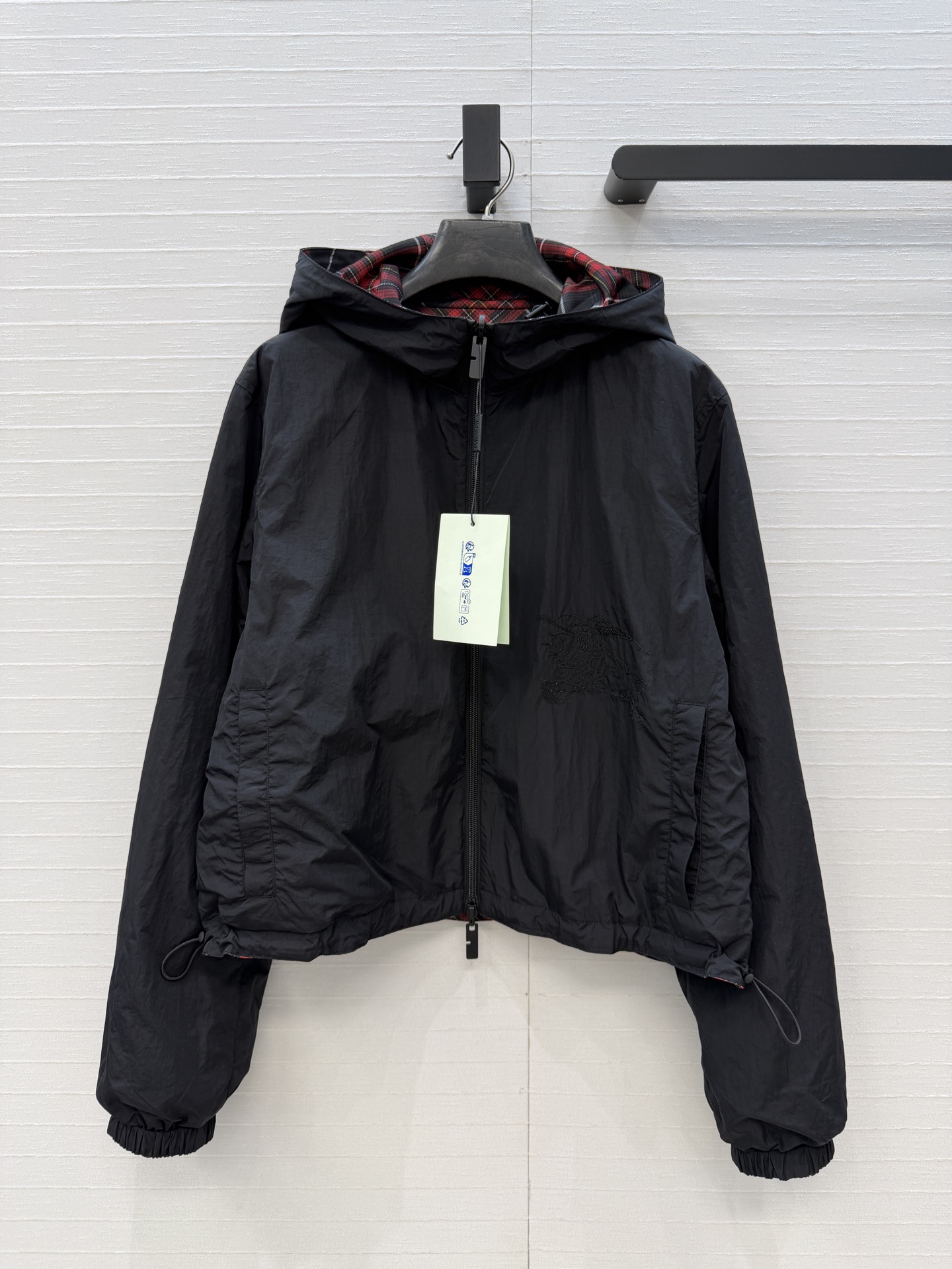 Burberry 버버리 신상 양면 노바체크 바람막이 후드 집업 자켓 재킷 의류