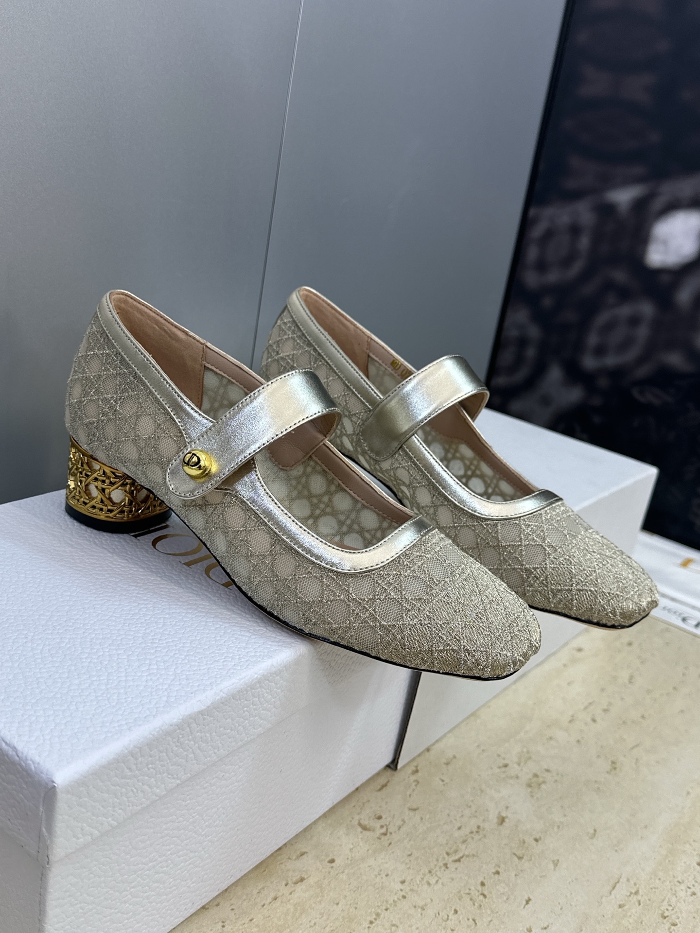 디올(DIOR) 자수 여성 슈즈 신발