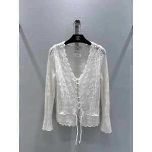 Chanel 샤넬 펀칭 펀칭 니트 가디건 의류