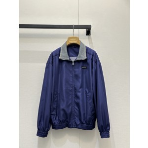 miumiu 미우미우 집업 카라 나일론 자켓 재킷 의류