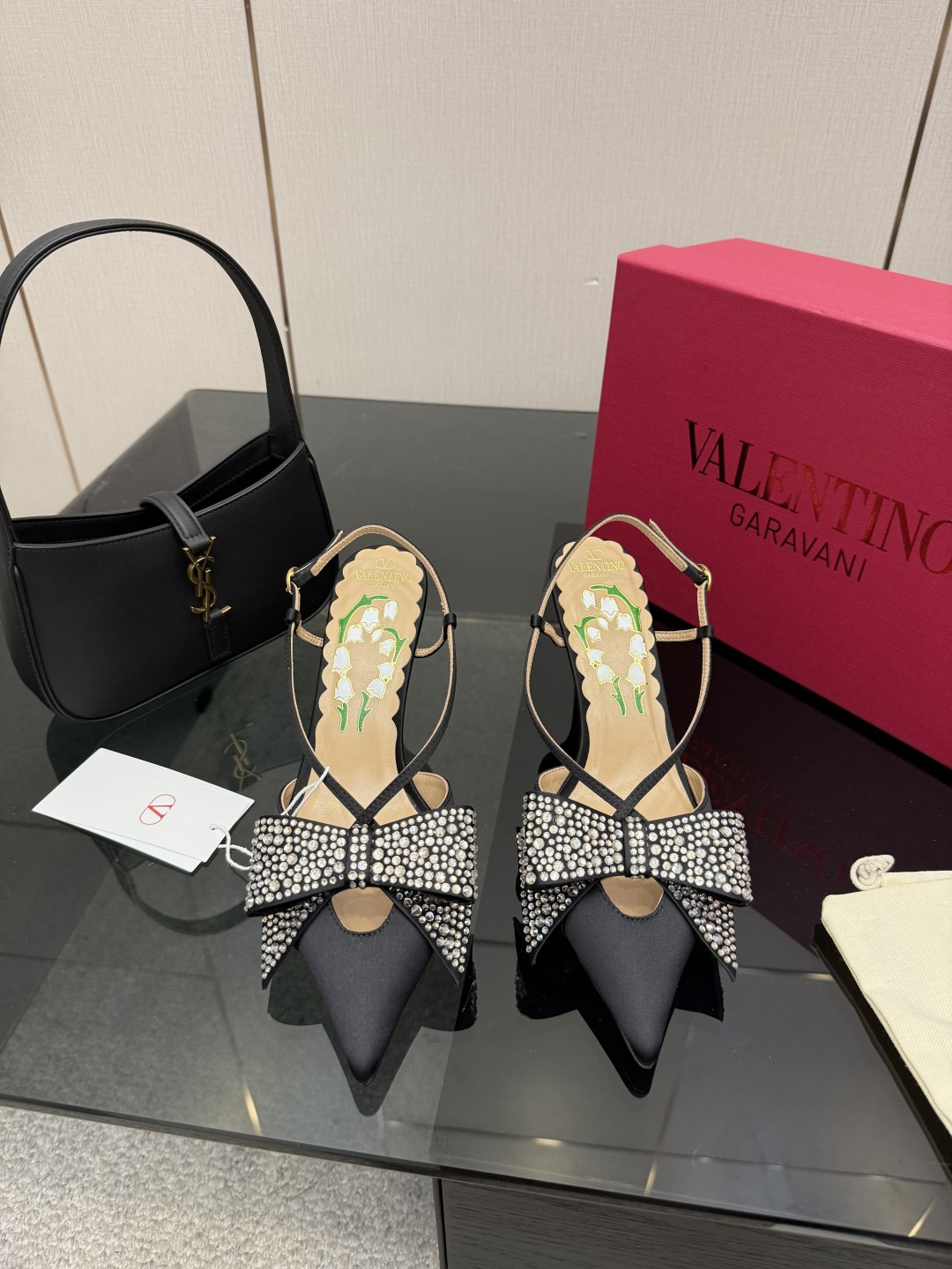 Valentino 발렌티노 파리 런웨이 버클/리본 샌들 힐 구두 신발