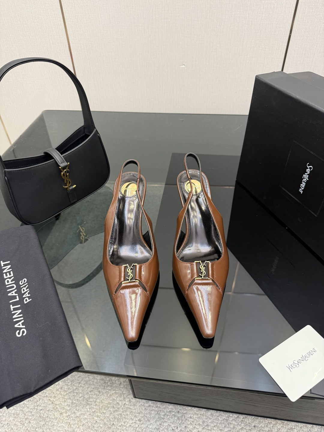 [Saint Laurent] YSL 26SS 생로랑 쥬얼 스트랩 스틸레토 뮬 구두 신발