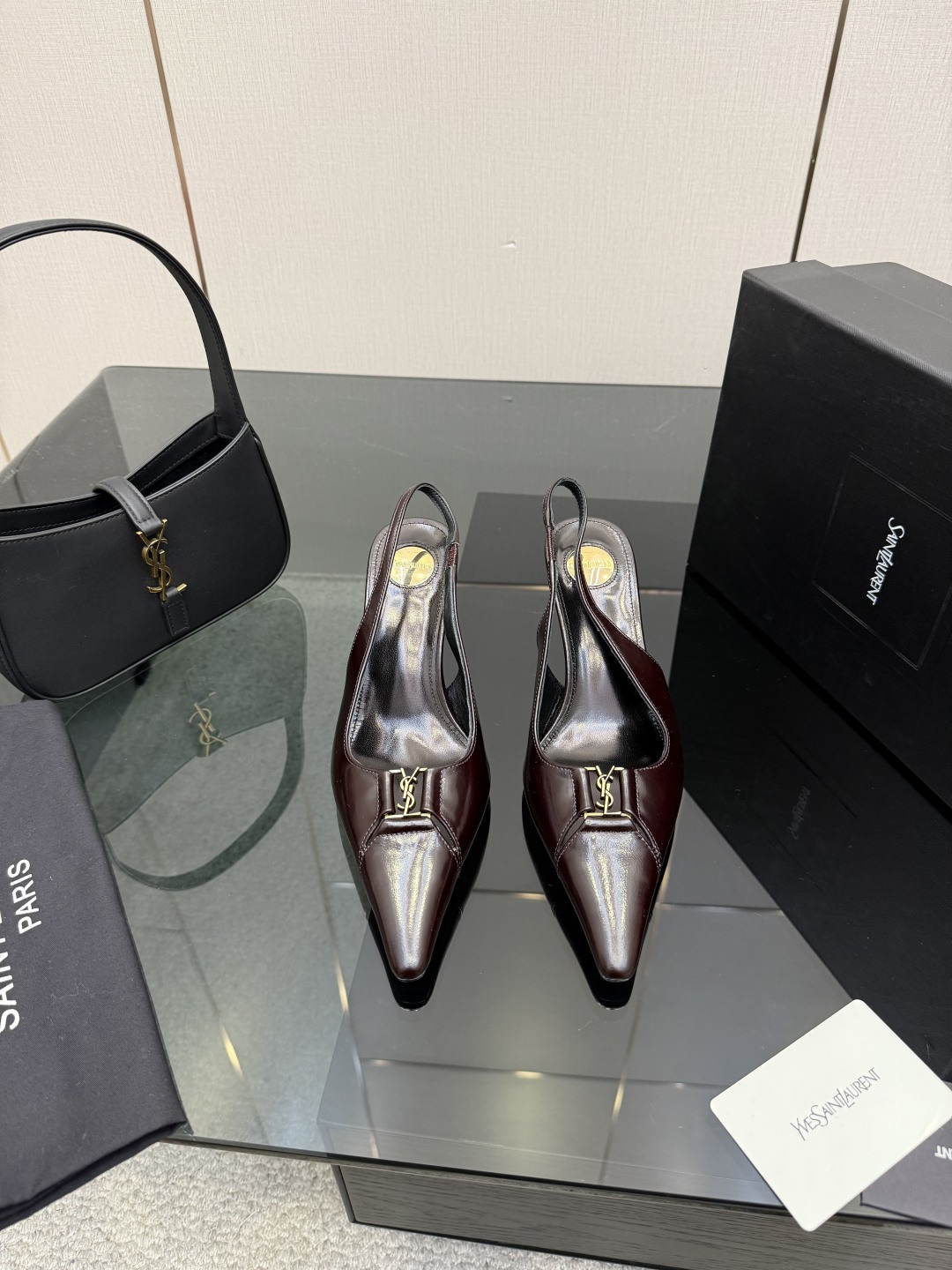 [Saint Laurent] YSL 26SS 생로랑 쥬얼 스트랩 스틸레토 뮬 구두 신발