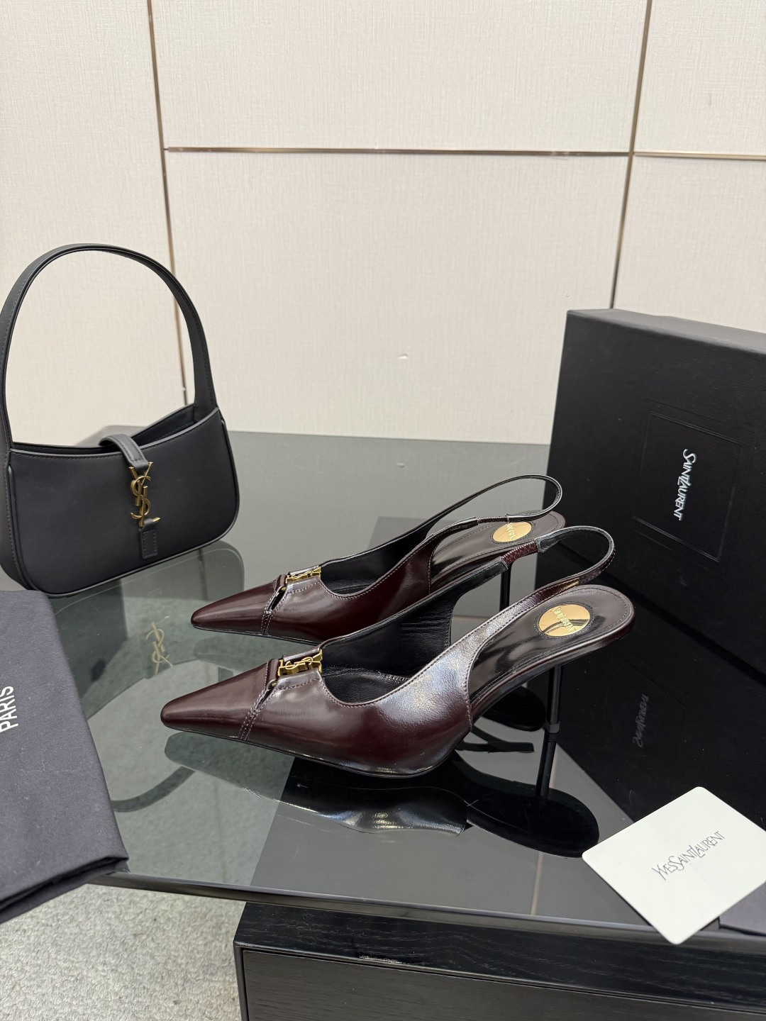 [Saint Laurent] YSL 26SS 생로랑 쥬얼 스트랩 스틸레토 뮬 구두 신발