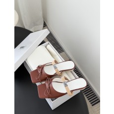 메종 마르지엘라(Maison Margiela) 스퀘어토 리본 뮬 슬리퍼 신발