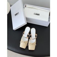 [Maison Margiela] MM6 메종 마르지엘라 스퀘어 토 리본 뮬 구두 신발