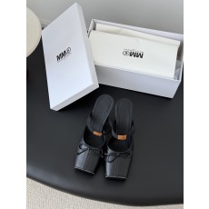 [Maison Margiela] MM6 메종 마르지엘라 스퀘어 토 리본 뮬 구두 신발