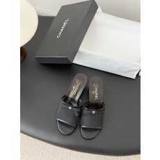 Chanel 26K 샤넬 리본 망사 메쉬 굽 슬리퍼 샌들 신발