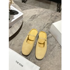 The Row TR 더 로우 스웨이드 뮬 슬리퍼 신발