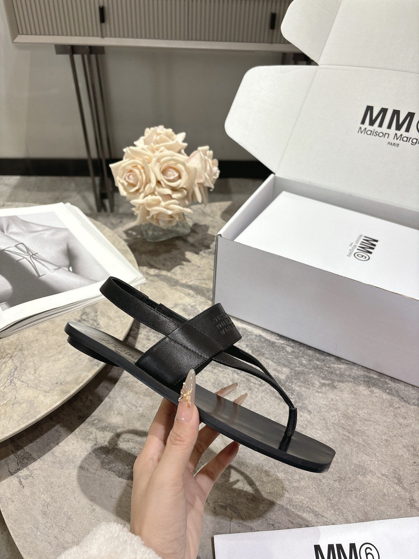 Maison Margiela MM6 메종 마르지엘라 애플토 플립플랍 샌들 슬리퍼 신발