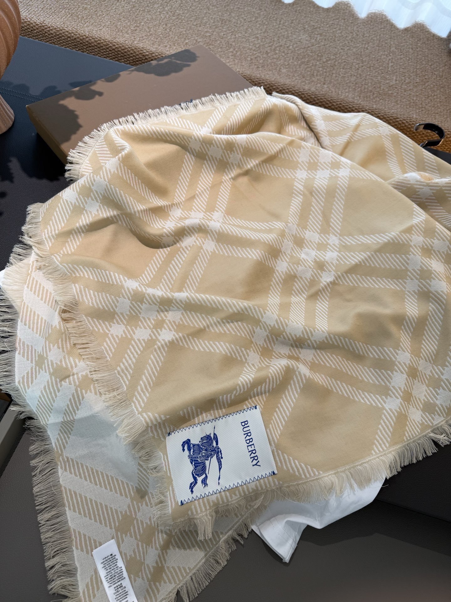 버버리(BURBERRY) 체크 롱 머플러 목도리 스카프