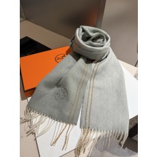 에르메스(HERMES) 더블 스트라이프 롱 머플러 목도리 스카프