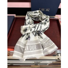 디올(DIOR) 식물 정글 더블페이스 캐시미어 목도리 스카프