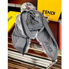 펜디(FENDI) FF 자카드 캐시미어 목도리 스카프