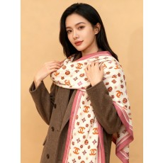 샤넬(CHANEL) 클래식 까멜리아 빅 스카프 목도리 스카프