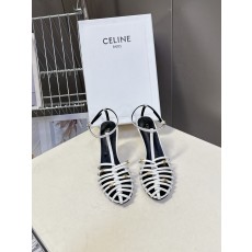 Celine 셀린느 트리오페 앵클 스트랩 펌프스 힐 구두 신발