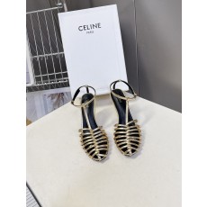 Celine 셀린느 트리오페 앵클 스트랩 펌프스 힐 구두 신발