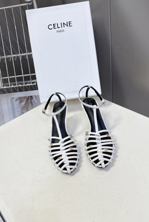 Celine 셀린느 트리오페 스트랩 펌프스 힐 구두 신발