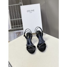 Celine 셀린느 런웨이 크리스탈 포인티드 펌프스 힐 구두 신발 8cm