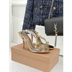 Christian Louboutin CL 크리스찬 루부탱 쥬얼리 스톤 투명 펌프스 힐 구두 신발