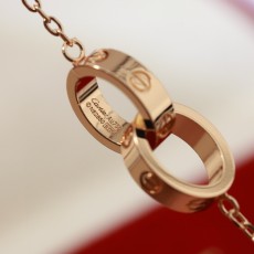 까르띠에(Cartier) 더블 링 목걸이 악세사리