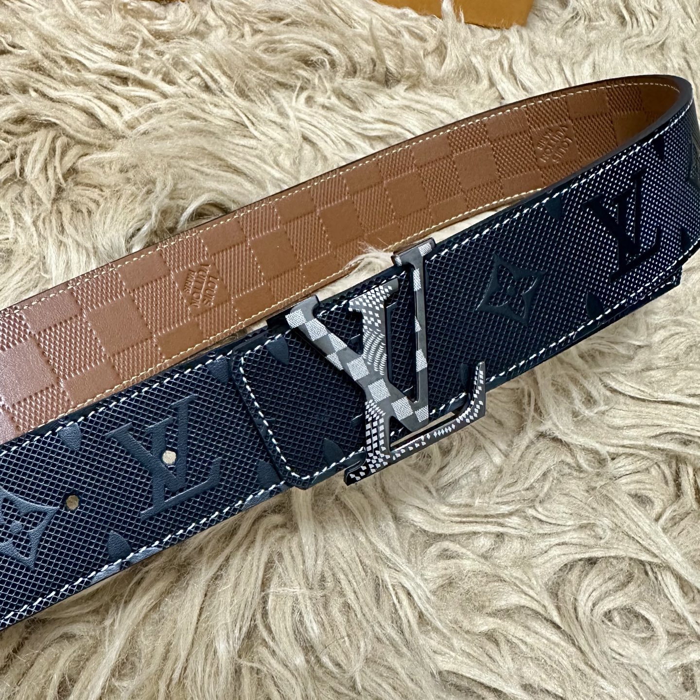 루이비통(LV) 양면 벨트 악세사리