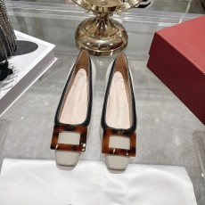 Roger vivier RV 로저 비비에 사각버클 스퀘어토 샌들 신발