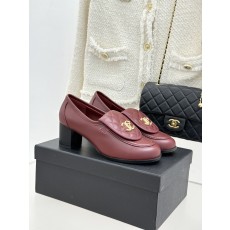 Chanel 샤넬 클래식 더블C 로고 힐 로퍼 구두 신발