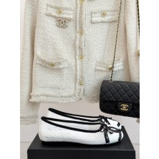 Chanel 샤넬 빅 로고 리본 발레리나 플랫 슈즈 신발