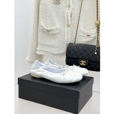 Chanel 샤넬 빈티지 퀼팅 리본 발레리나 로퍼 플랫 슈즈 신발