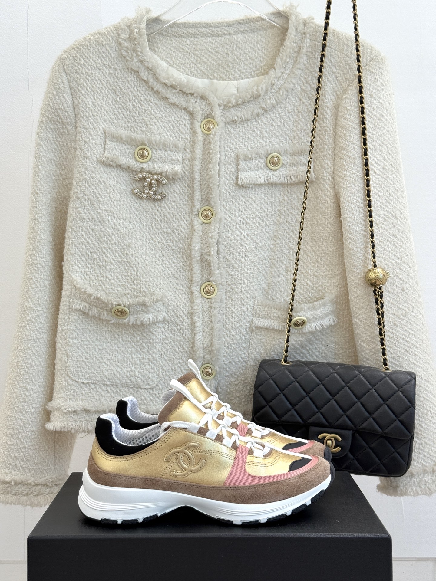 Chanel 샤넬 25A 신상 플랫폼 스니커즈 신발