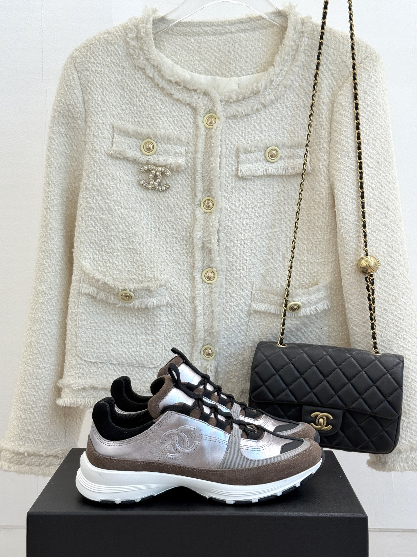 Chanel 샤넬 25A 신상 플랫폼 스니커즈 신발