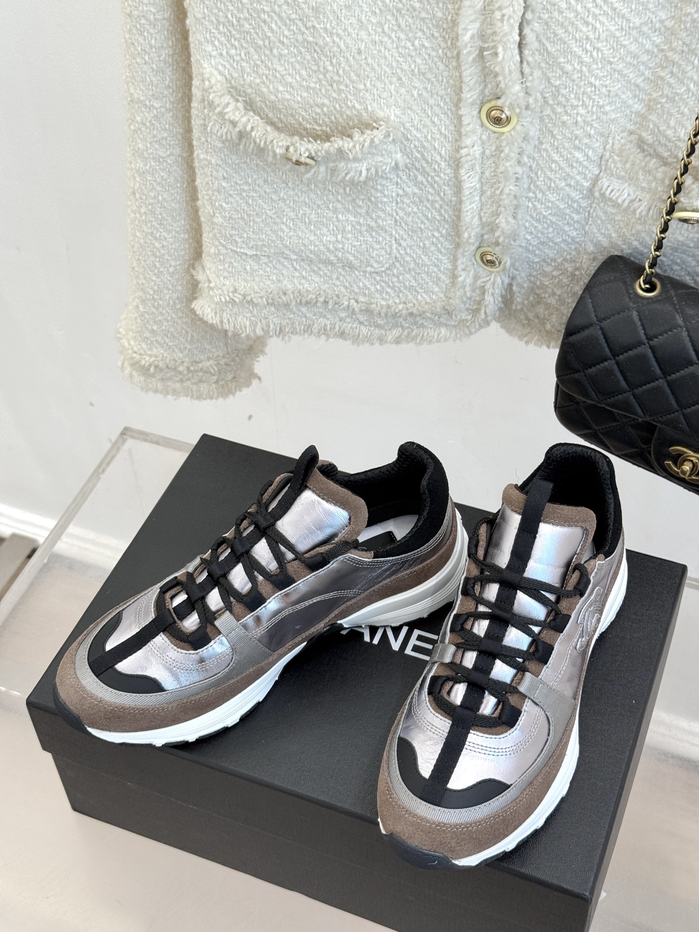 Chanel 샤넬 25A 신상 플랫폼 스니커즈 신발