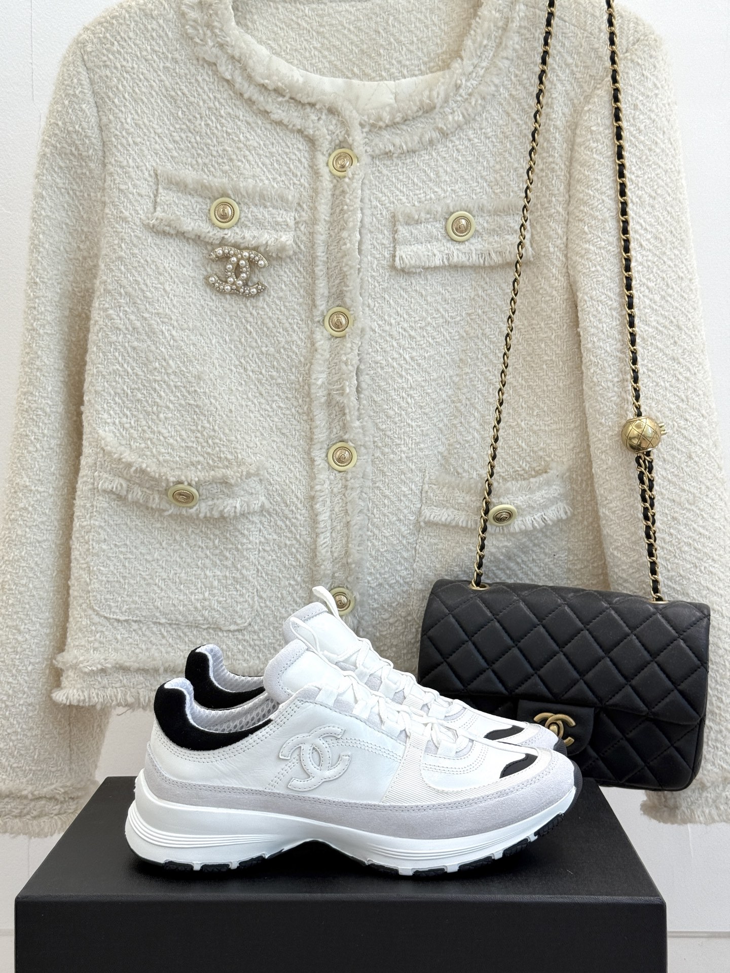 Chanel 샤넬 25A 신상 플랫폼 스니커즈 신발