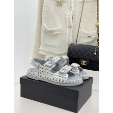 Chanel 클래식 더블C 벨크로 샌들 슬리퍼 신발