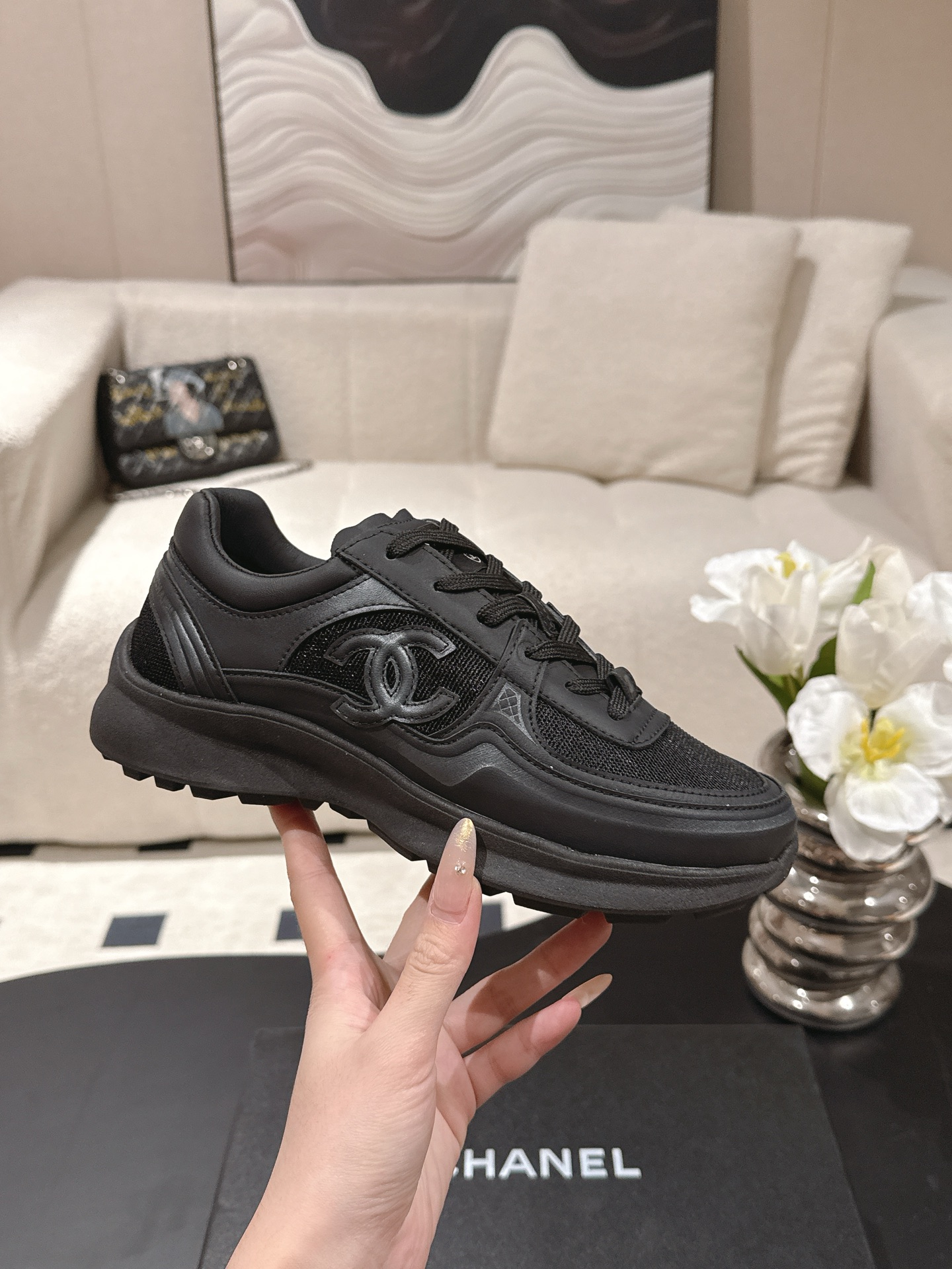 샤넬(CHANEL) 스프링 캐주얼 스니커즈 신발