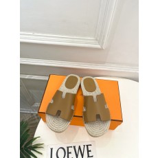 에르메스(HERMES) 커플 가죽 에스파드류 슬리퍼 신발