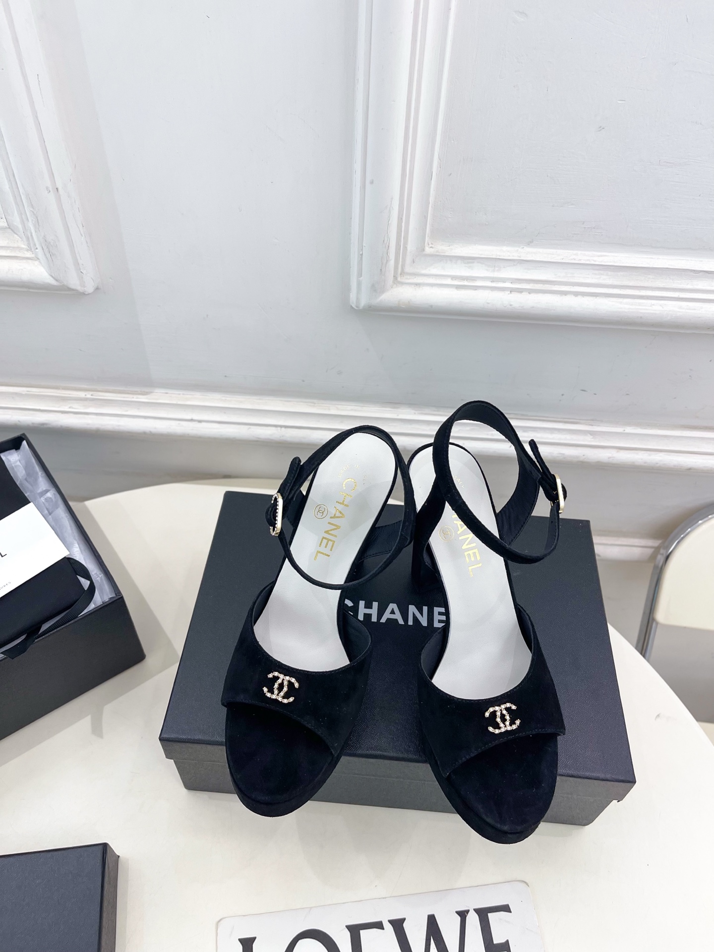 샤넬(CHANEL) 26SS 더블C 플랫폼 하이힐 샌들 신발