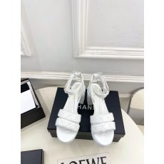 샤넬(CHANEL) 가죽 플랫폼 하이힐 샌들 신발