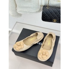 샤넬(CHANEL) 까멜리아 플랫 발레리나 신발