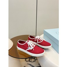 Prada 프라다 2026 S/S 신상 커플 캔버스화 스니커즈 신발