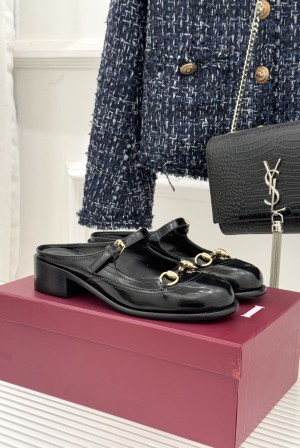 구찌(GUCCI) 메리제인 미들굽 뮬 신발