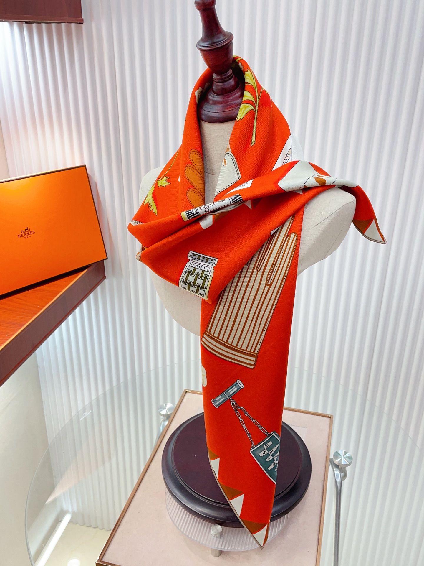 에르메스(HERMES) 실크 스카프 목도리 스카프