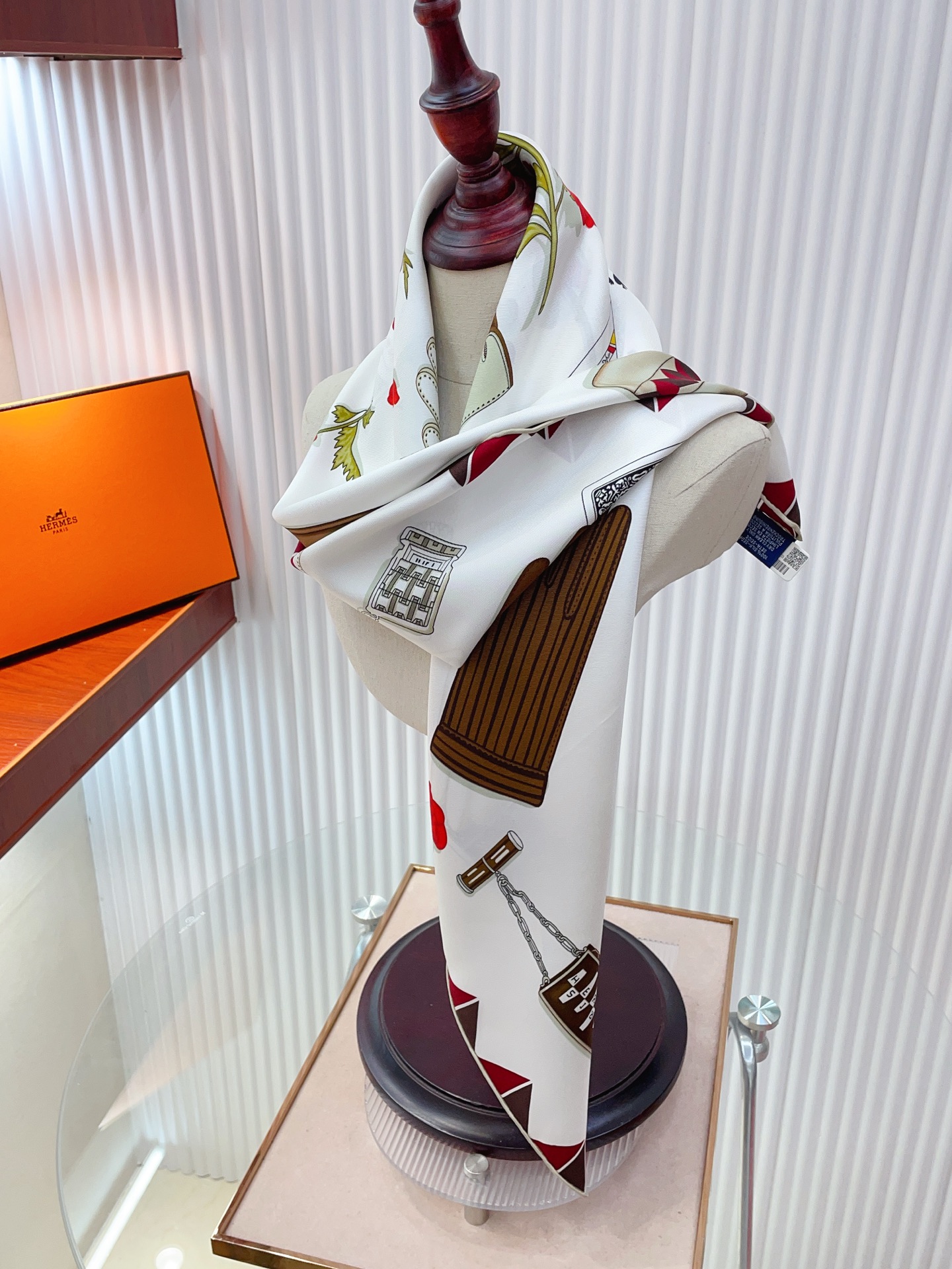 에르메스(HERMES) 실크 스카프 목도리 스카프