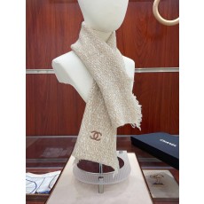 샤넬(CHANEL) 자수 포인트 숏 머플러 목도리 스카프