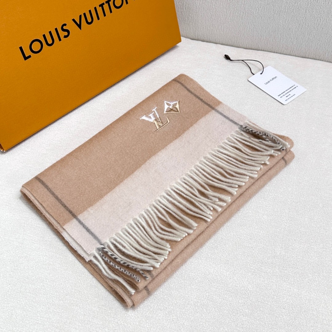 루이비통(LV) 클래식 캐시미어 유니섹스 머플러 목도리 스카프