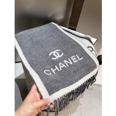 샤넬(CHANEL) 신상 양면 배색 자카드 머플러 목도리 스카프