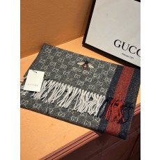 구찌(GUCCI) 꿀벌 자수 캐시미어 목도리 스카프
